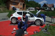 Rallye Český Krumlov: Test Peugeot Delimax Total Czech National Teamu